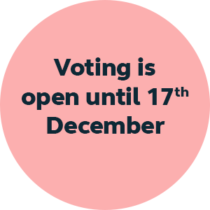 Voting is open until 17th December
